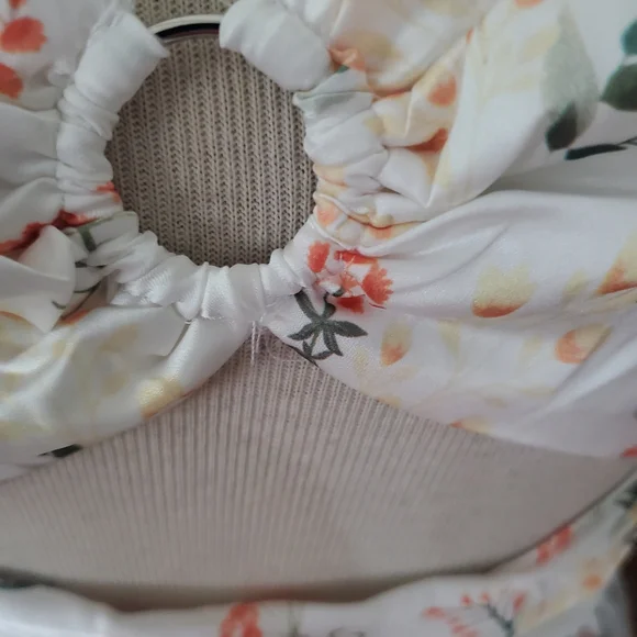 Petal & Pup Cream Strapless Floral Maxi Dress - Picture 9 of 11